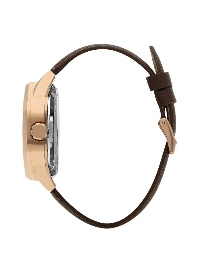 Lee Cooper Men's Leather Automatic Watch LC07904.454 - 43 mm