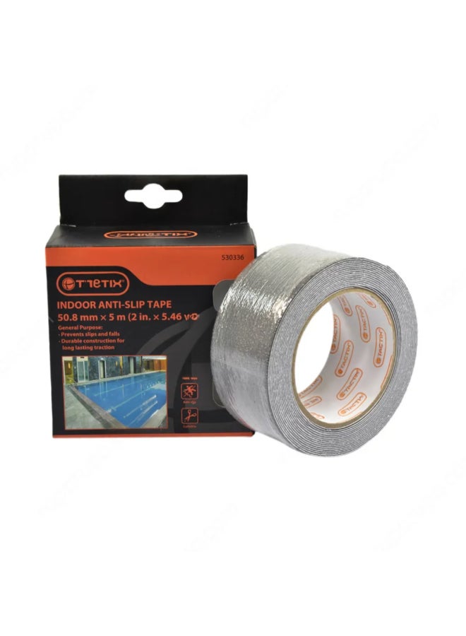 Tactix Durable Construction Indoor Anti-Slip Tape 5.08 cm x 5 m 530336 - Image 1
