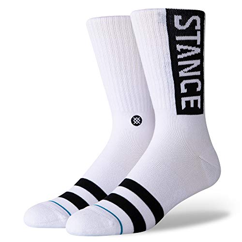 Stance OG Crew Socks (Large, White) - Image 1