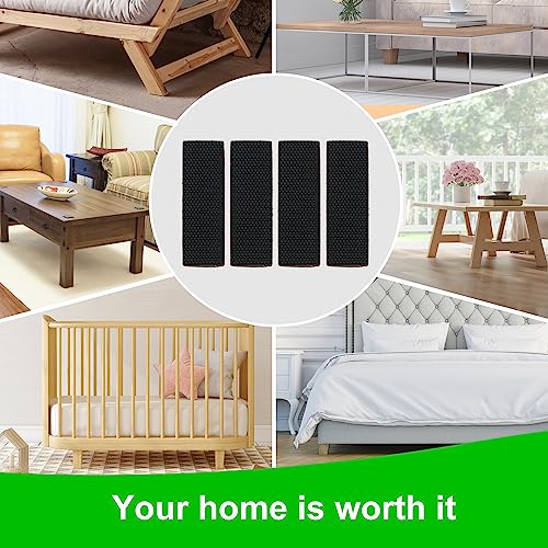 PremiFix Rectangle Non Slip Furniture Pads 8 Pieces 1.5x5 inch, Anti Slip Rubber Furniture Pads, Furniture Grippers for Hardwood Floors, Rubber Furniture Feet - Image 5