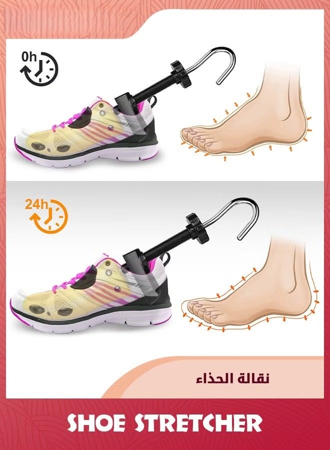 ,زوج 1 قابل للتعديل بوت Widener مع قرن الأحذية وحقيبة التخزين,بوت ستريترز للأقدام السميكة للرجال والنساء,الأصفر - Image 5