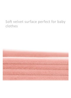 Red Dot Gift 15 Pack of Pink Star-Shaped Velvet Baby Clothes Hanger Children’s Coat Hanger Kids Clothes Hanger with Notched Shoulder and Non-Slip Design for Newborn to Toddler Clothes  - Image 5
