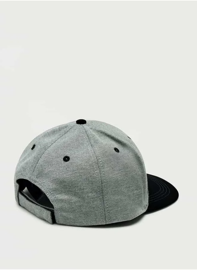 Ecko Unltd. Ecko Logo Embroidered Cap with Hook and Loop Strap Closure