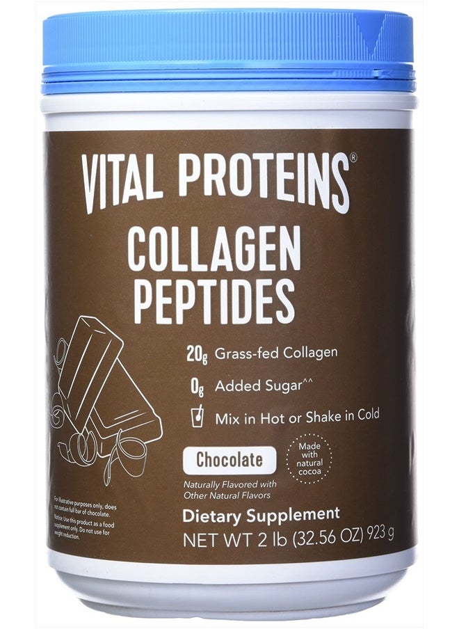 Vital Proteins Vital Protein Collagen Peptides, Pasture Raised, Grass Fed, Paleo Friendly, Gluten / Zero Sugar Dairy Free, Chocolate, 32.56 Oz  - Image 1