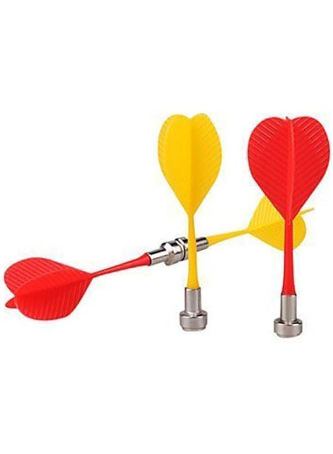 لعبة رمي السهام بوجهين محمولة وقابلة للطي بـ6 سهام - Image 2