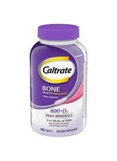 Caltrate 600 Plus D3 Plus Minerals Calcium and Vitamin D Supplement Tablets, Bone Health and Mineral Supplement for Adults - 165 Count  - Image 1