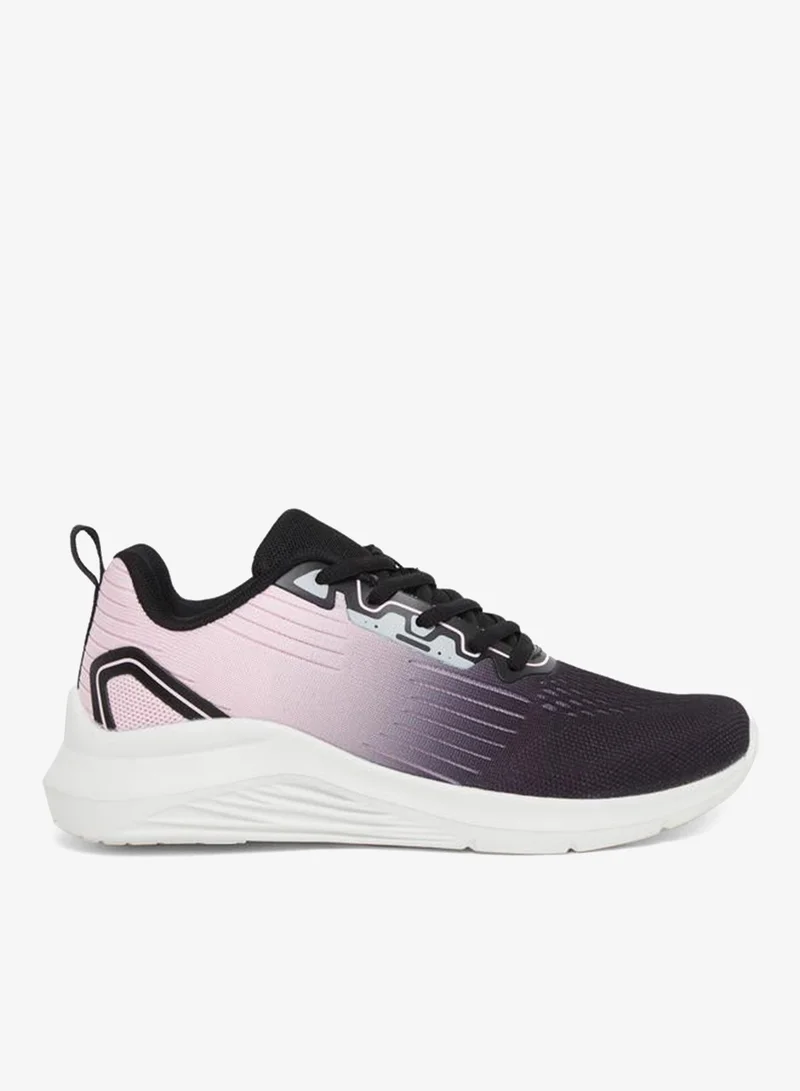 Ombre Print Lace Up Sneakers