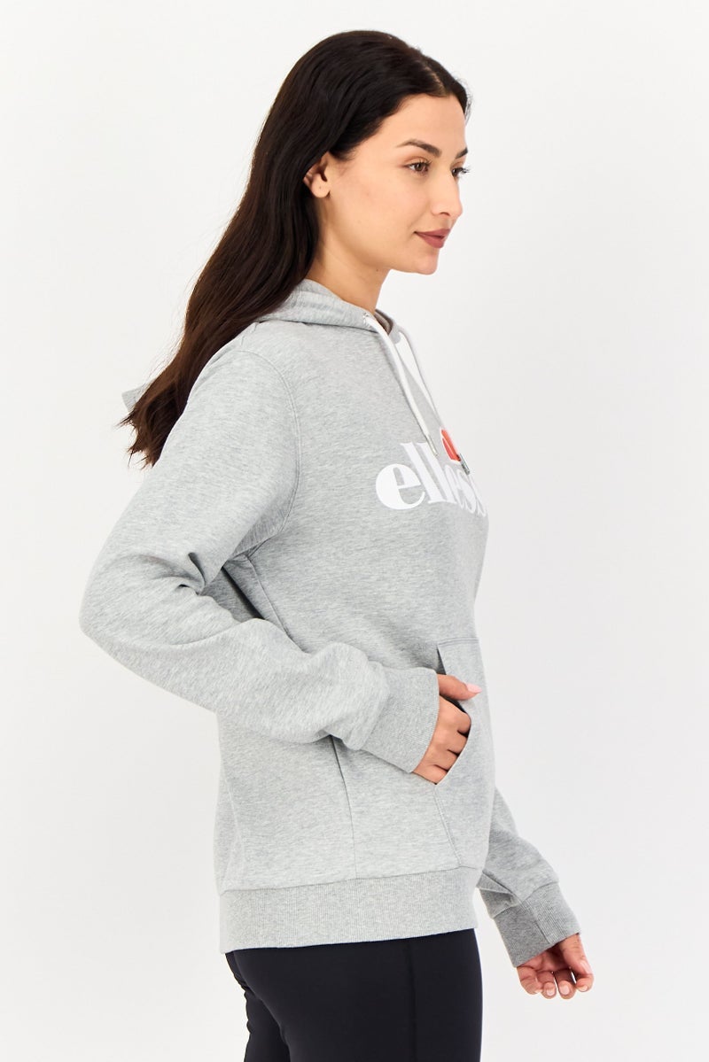 Ellesse Women Sportswear Fit Long Sleeve Outdoor Hoodie, Grey - Image 2