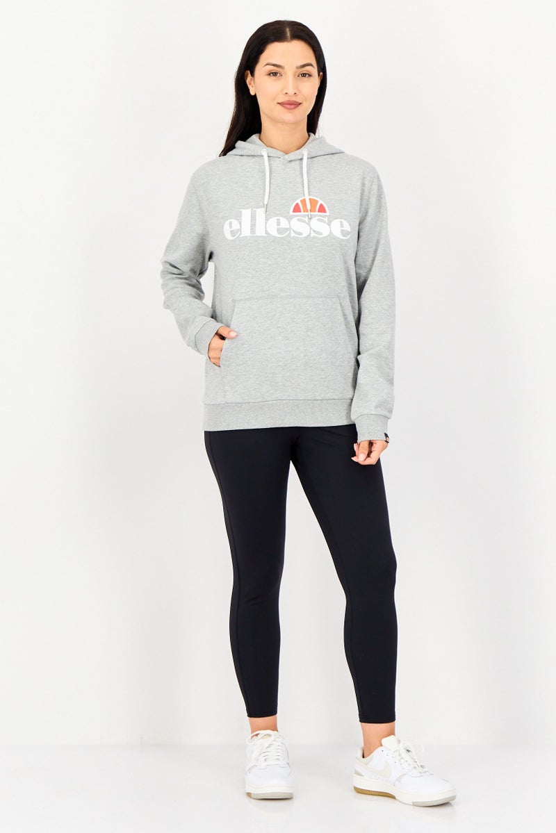 Ellesse Women Sportswear Fit Long Sleeve Outdoor Hoodie, Grey - Image 4