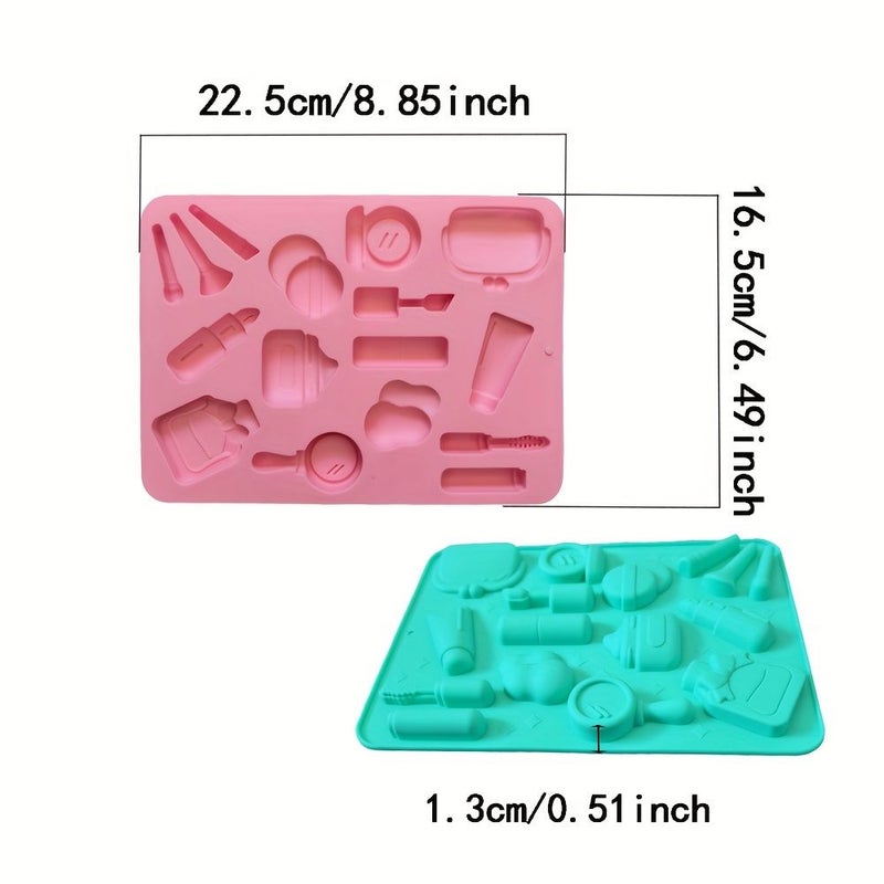 1pc Random Color Silicone Mold For Chocolate Candy Pudding Dessert Cake Decoration And Cookie Baking - Image 3