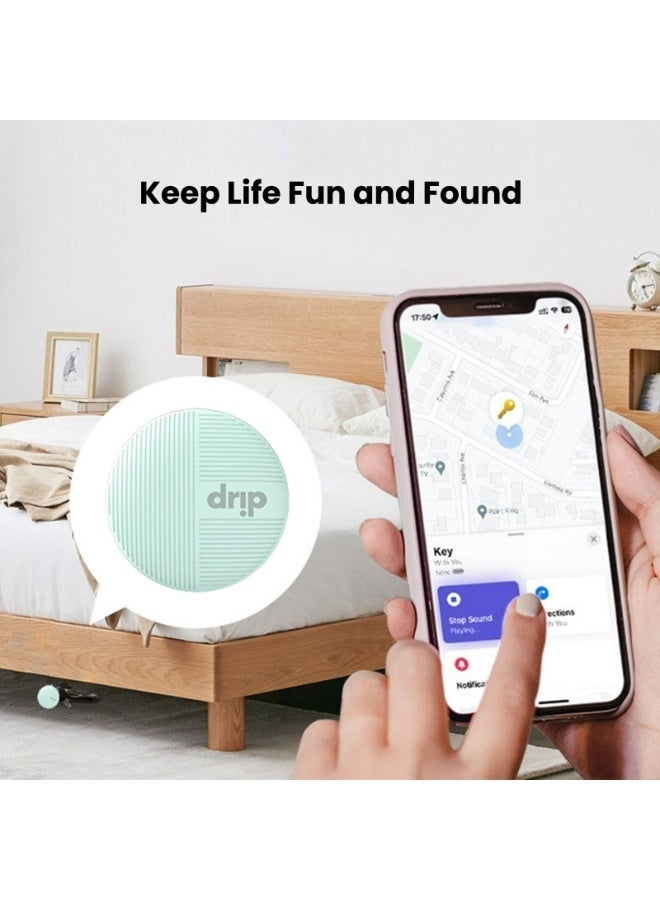 Drip EasyTag Smart Tracker – Fully Compatible Apple Find My Locator with Long-Life Battery & Loud Alarm - Image 2