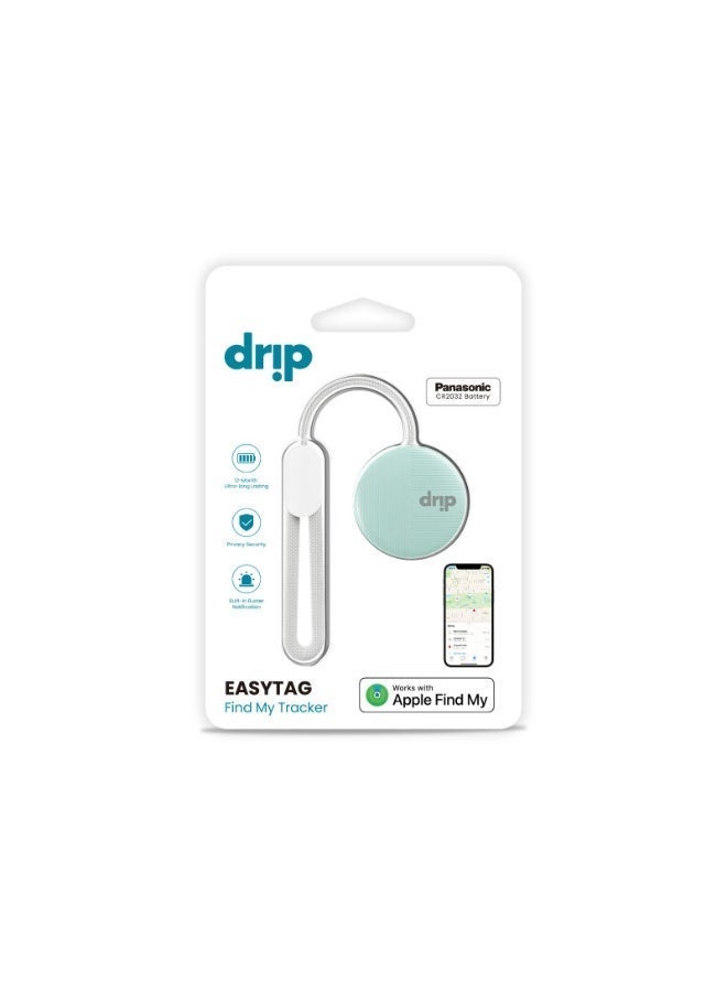 Drip EasyTag Smart Tracker – Fully Compatible Apple Find My Locator with Long-Life Battery & Loud Alarm - Image 3