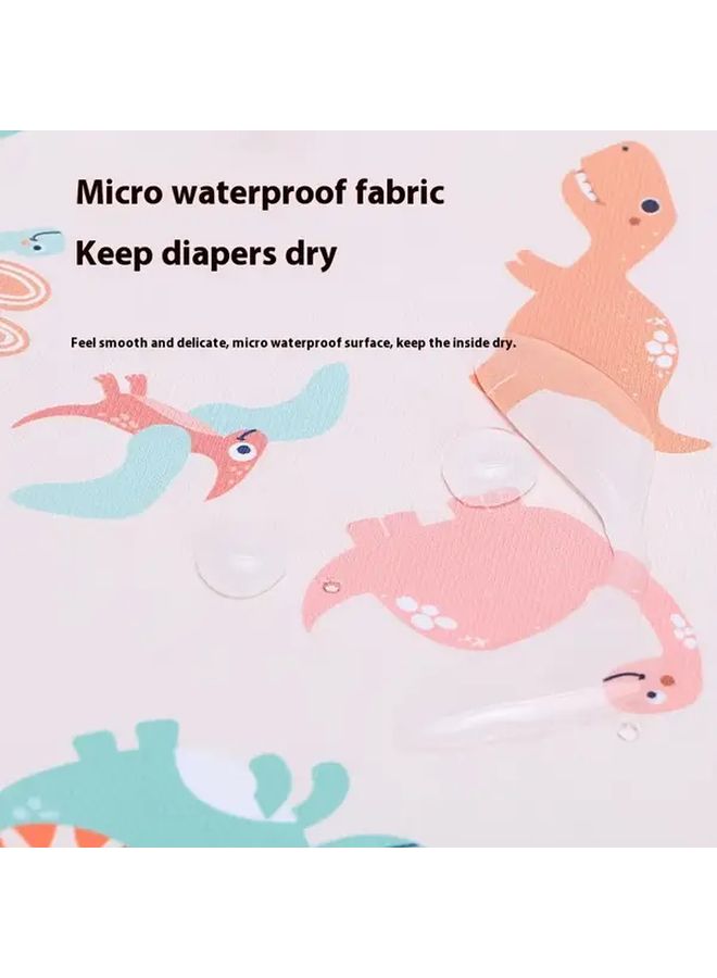 Watermelon Elephant Design Insulated Diaper Bag Waterproof Portable With Multiple Compartments - Image 4