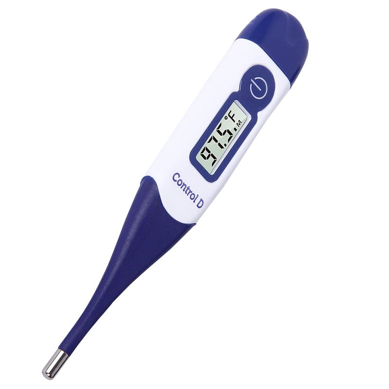 Control D Plastic Waterproof Flexible Tip Digital Thermometer For Adult And Kids (White, Blue) - Image 4