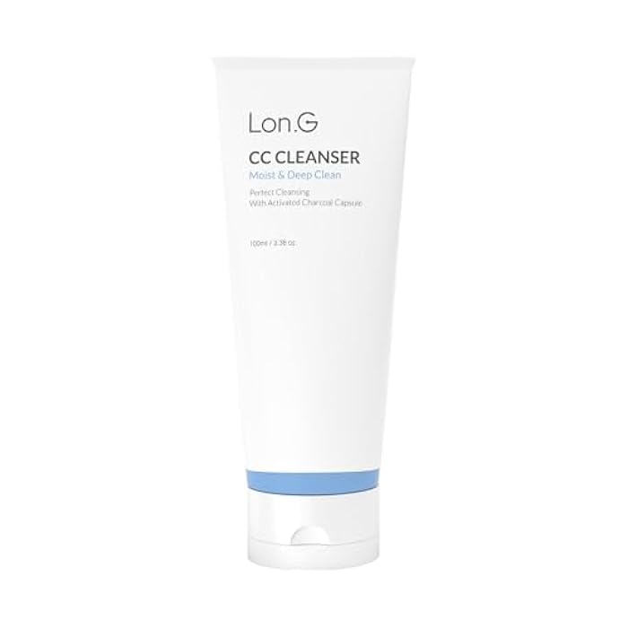 Long CC Cleanser, Charcoal Deep pore cleansing, acne-prone and oily skin, BHA, makeup removal, Sebum control, salicylic acid, double cleansing, Korean Skincare, 100ml / 3.38 Fl oz - Image 1