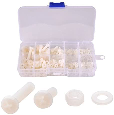 REES52 M2 M25 M3 M4 M5 Total 270pcs Nylon ScrewNutWasher Assortment Kit Come with Plastic Box - Image 5