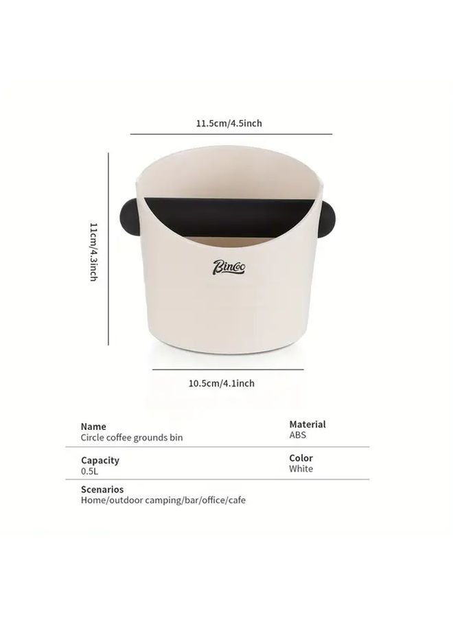 Black Coffee Knock Box Set 2PCS 0 5L Slag Bucket With Absorbent Towel - Image 4