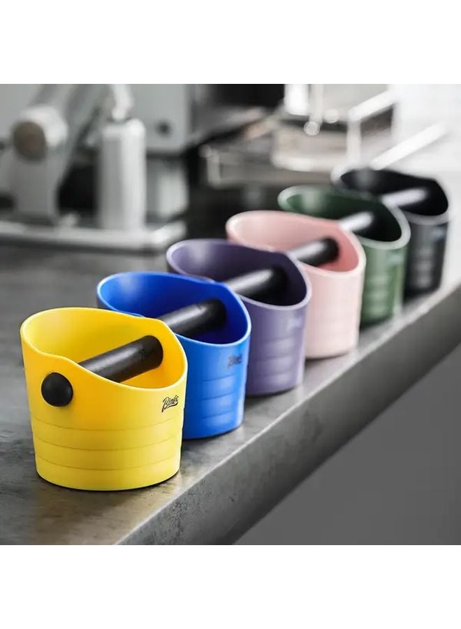 Black Coffee Knock Box Set 2PCS 0 5L Slag Bucket With Absorbent Towel - Image 2