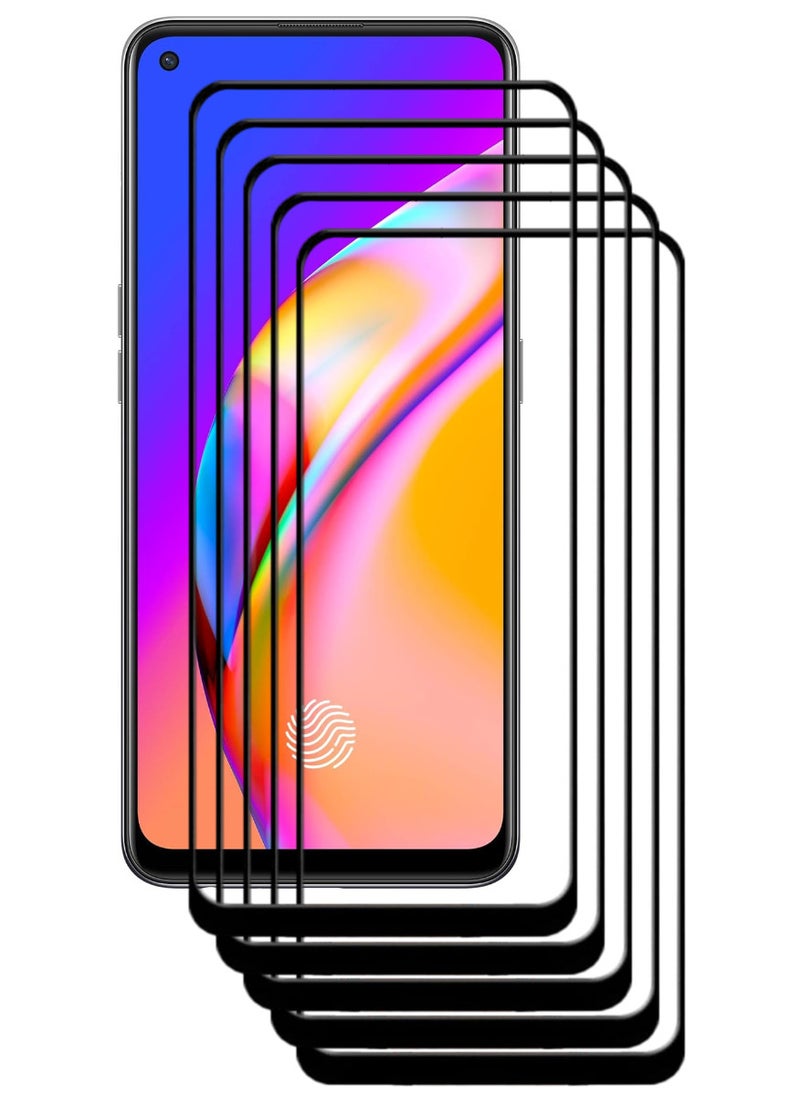 ACLIX 5 Pieces Antistatic ESD Dustproof Premium Quality High Definition Tempered Glass Screen Protector Designed For Oppo F19 Pro+ 5G - Image 1