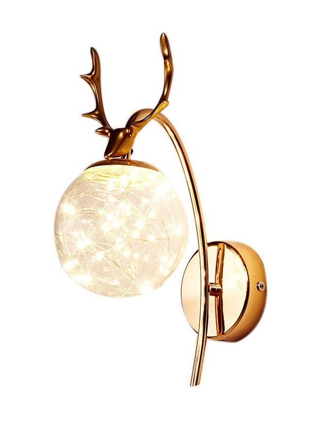 fashionhome Modern Creative Deer Head Gold Wall Hanging Lamp for Living Room Bedroom Balcony - Image 3