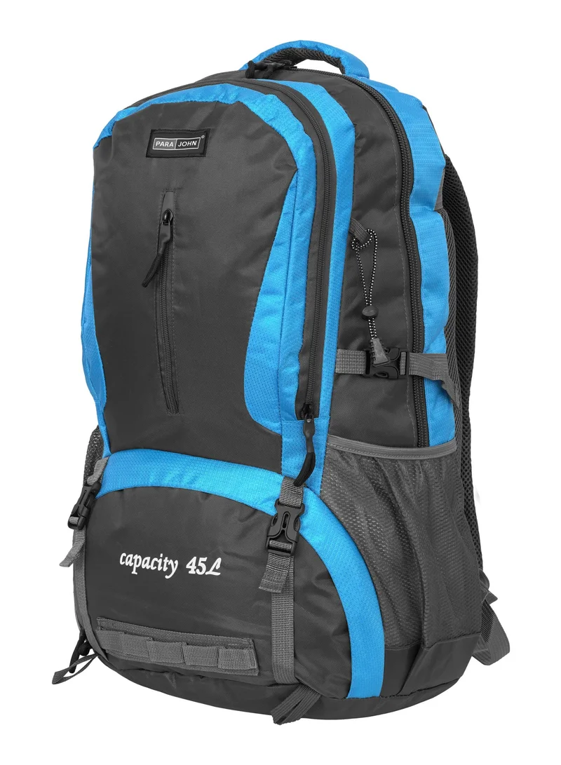 بارا جون حقيبة ظهر للمشي والرحلات Para John سعة 45 لتر – حقيبة جبلية للسفر مع دعم أسفل الظهر من البوليستر المتين، مقاس 24 بوصة