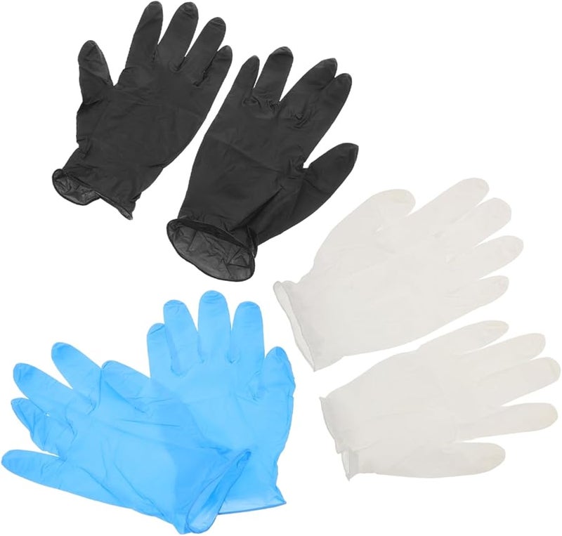 3 أزواج من قفازات إصلاح السيارات السوداء بتصميم غير قابل للانزلاق للاستخدام المنزلي والصناعي لحماية اليدين - Image 2