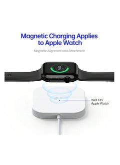 MMG 15 watt 3-in-1 MagSafe Wireless Charger With Charging Stand Compatible With iPhone 15 /14 /13 /12 Series, Apple Watch, Airpods 3 & Airpods pro  - Image 5