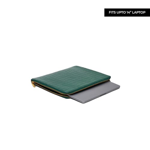 Miraggio Terry 14 Inches Laptop Sleeve for Women | Lightweight, Office & Every Day Use (Green) - Image 3