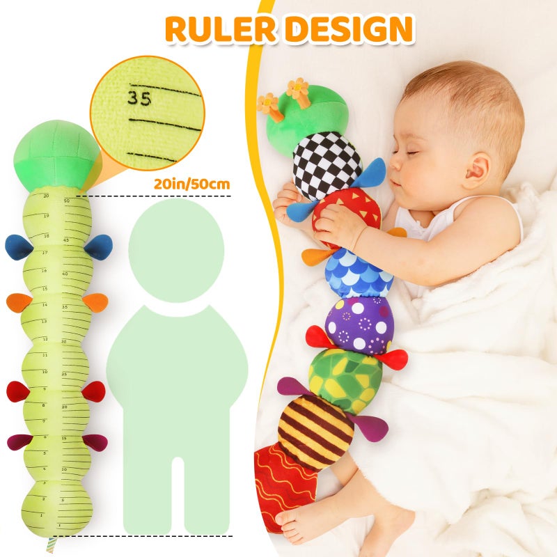 KMUYSL Baby Toys 0-6 6-12 Months  Sensory Music Animal Stuffed Toy for 0 1 2 3 4 5 6+ Months  Plush Toy with Crinkle and Rattles for Infant Newborn  Tummy Time Toys Gifts for 0-3-6-12 Month - Image 2