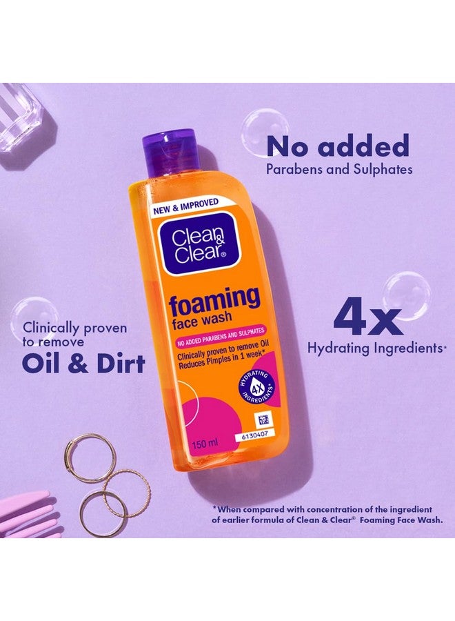 Clean & Clear Foaming Face Wash (150 ml) - Image 5