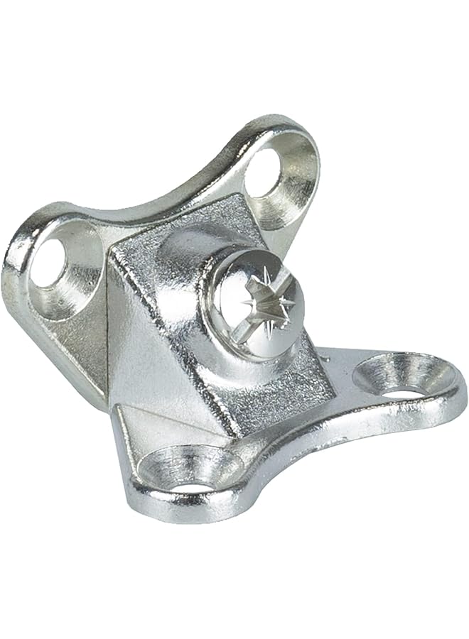 PROMASS promass 10PCS Detachable Corner Brace, Stainless Steel L Brackets, Right Angle Support with Screws for Wooden Furniture, Chairs, Table Leg  - Image 1