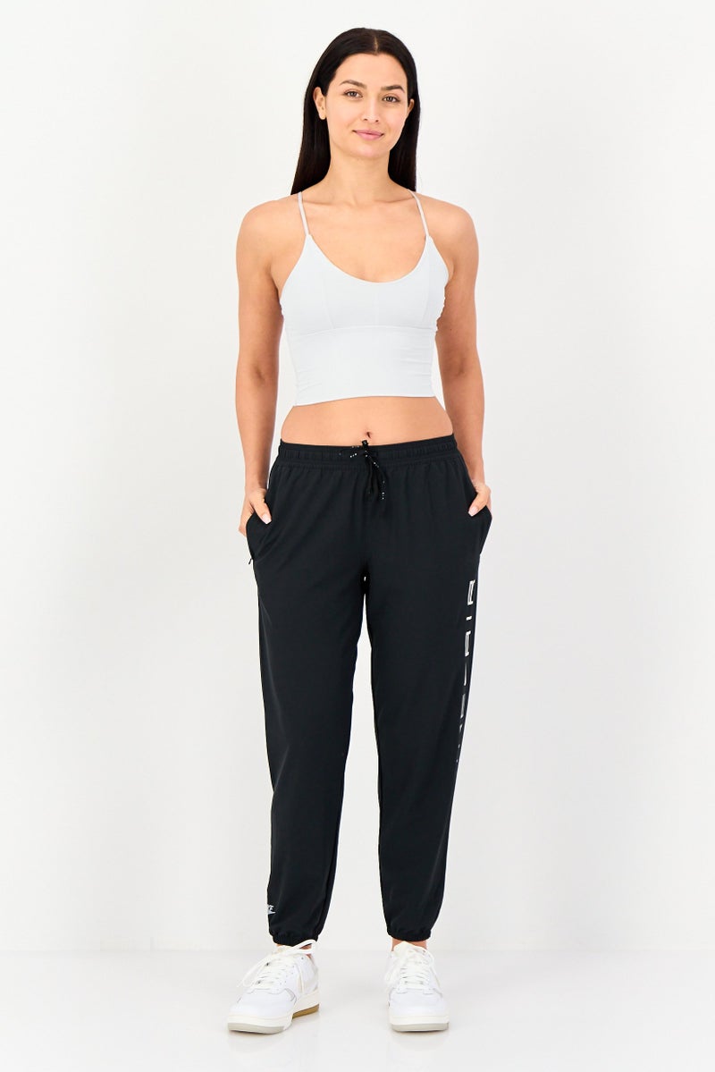 Nike Women Dri-Fit Running Sweatpants, Black - Image 3