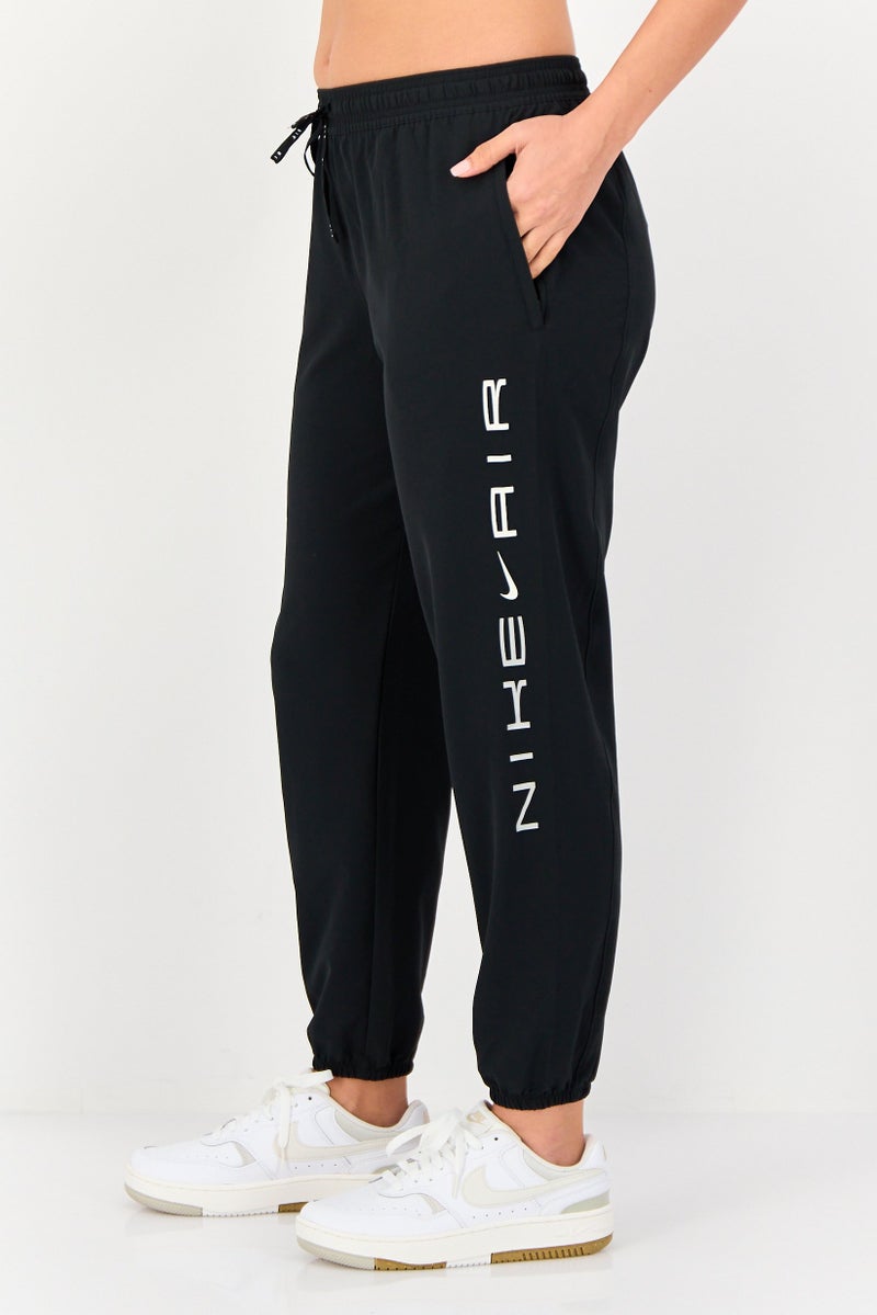 Nike Women Dri-Fit Running Sweatpants, Black - Image 4