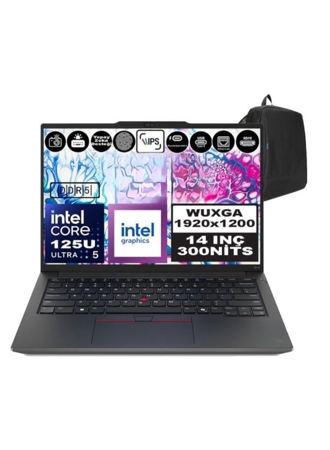 لابتوب أعمال 14 بوصة WUXGA IPS بمعالج فائق الأداء وذاكرة 24GB وتخزين 1TB SSD وتقنية AI Boost ونظام Windows 11 Pro للإنتاجية - Image 1