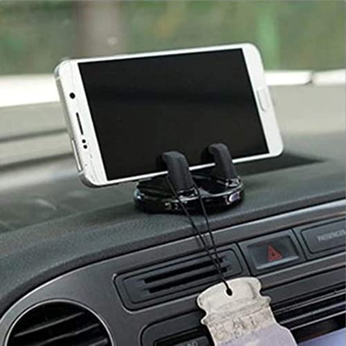FreshDcart FDCA332 360 Degree Rotating Car Dashboard Mobile Stand | Desktop Phone Holder for Car Desk, Bed, Table, Office, Video Recording, Home (Black Pack of 1) - Image 2
