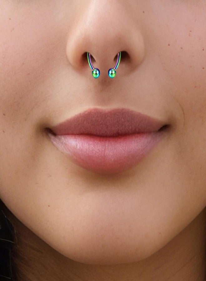 Sorellaz Womens Rainbow Magnetic Septum Cartilage Non Piercing Ring: SRFAJW/A265 - Image 5