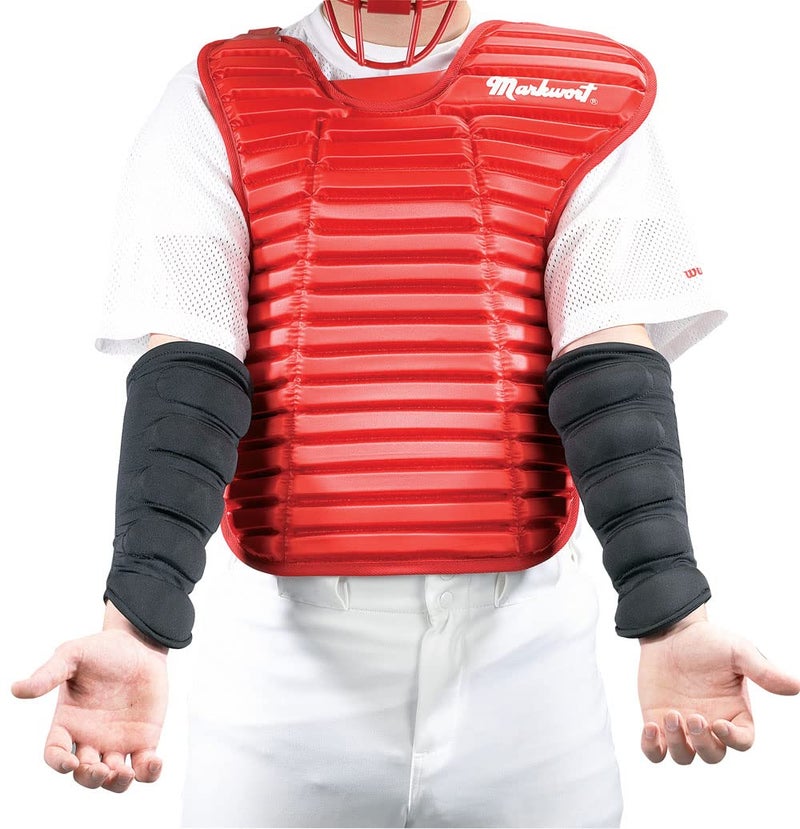 Markwort CATCH-TEK Catcher’s Protective Inner Forearm Sleeves, Black, Youth Medium - Image 2
