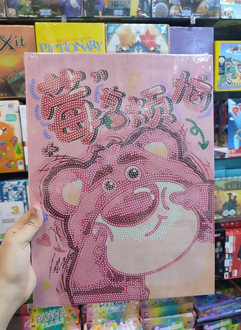 Diamond Painting Kit for Kids to Develop Concentration, Patience and Improve Eye Coordination 30*40cm