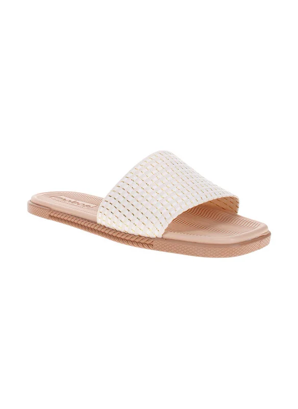 MOLECA Moleca Ladies Flat Sandals White | Made In Brazil