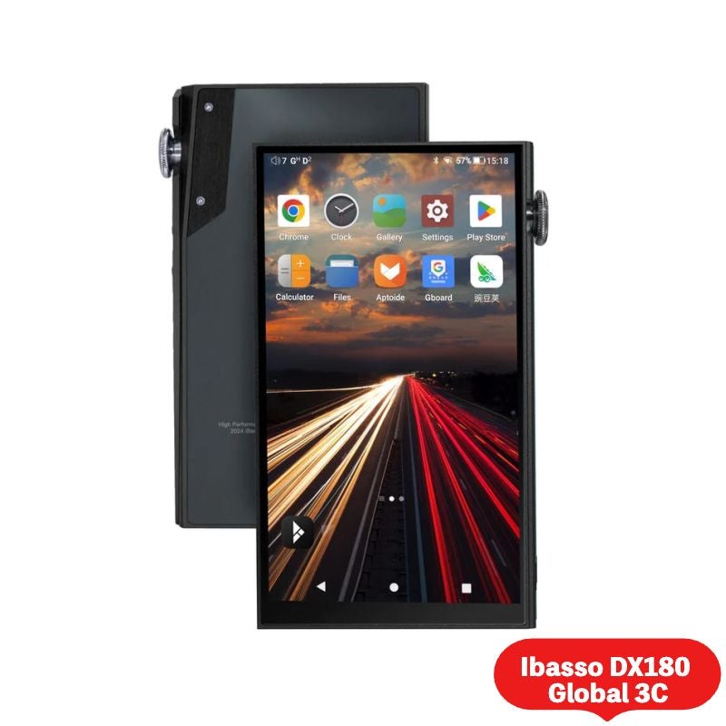 iBasso Dx180 HiFi Lossless Portable Digital Audio Music MP3 Player, Black - Image 1