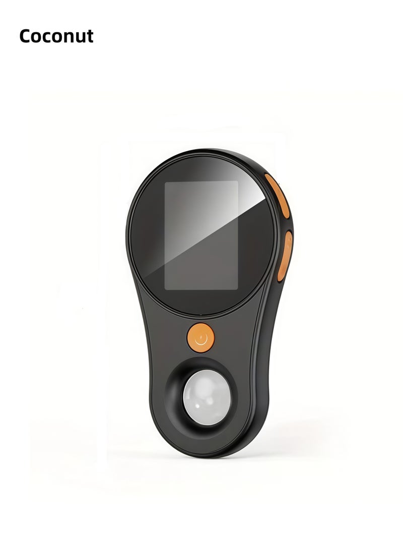 Coconut Portable digital electronic magnifying glass, 500x ultra-high magnification digital handheld microscope, rechargeable, with lighting lamp, can be connected to a display for viewing, suitable for electronic repair. - Image 1