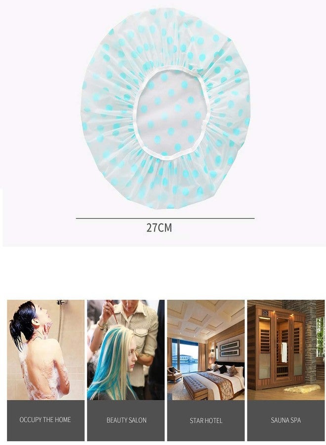 XANTHIC Shower Cap Set of 3,Reusable Waterproof Elastic Eva material, Free-Size Bathroom Shower Caps - For Homes, Spas, Salons, Hair Treatment, Beauty Parlors (Multicolored and Multi-design) - Image 3