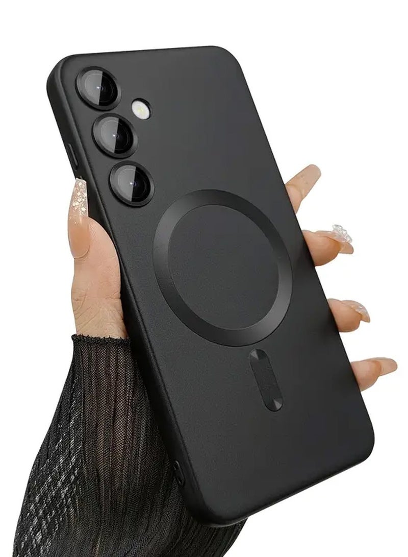 X-level Samsung Galaxy A16 Case with Full Camera Lens Protection,Soft TPU Anti-Scratch Shockproof Phone Case with Wireless Charging for Samsung Galaxy A16,Black - Image 1