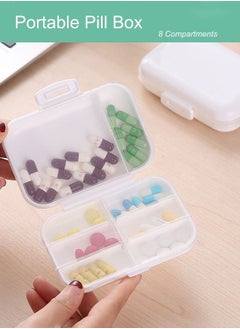 Portable Pill Box with 8 Compartments - pzsku/Z195220793099046970AEZ/45/_/1683568236/dde5f777-e755-4e93-b61e-c2cac6d00e7c