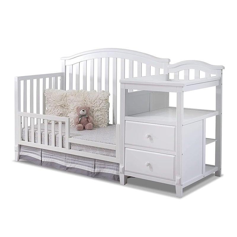 SORELLE FURNITURE Toddler Rails and FullSize Bed Adult Rails Sorelle Wood Bed Rail  Crib Conversion Kit Converts Crib to Toddler Bed and FullSize Bed 148Midnight - Image 3