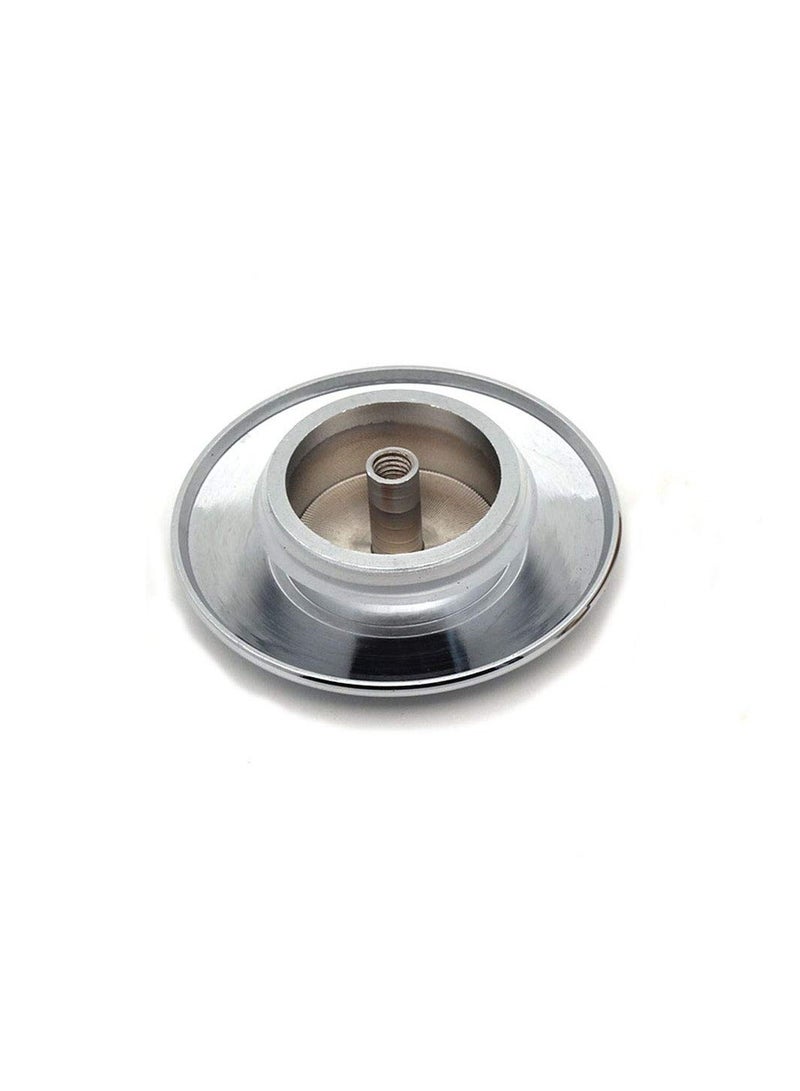 Bathtub Chock Plug, Adjustable Full Copper Replacement Double Sealed Pop Up Basin Sink Component, with 8mm Shank Diameter and 70mm Cover Diameter, for Sink, Bathroom Washing - Image 3