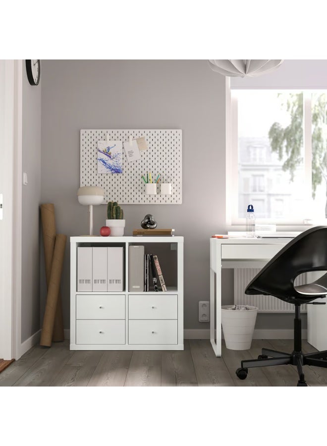 IKEA (IKEA) وحدة رفوف بأربعة أدراج / أبيض 77 × 77 سم - Image 3