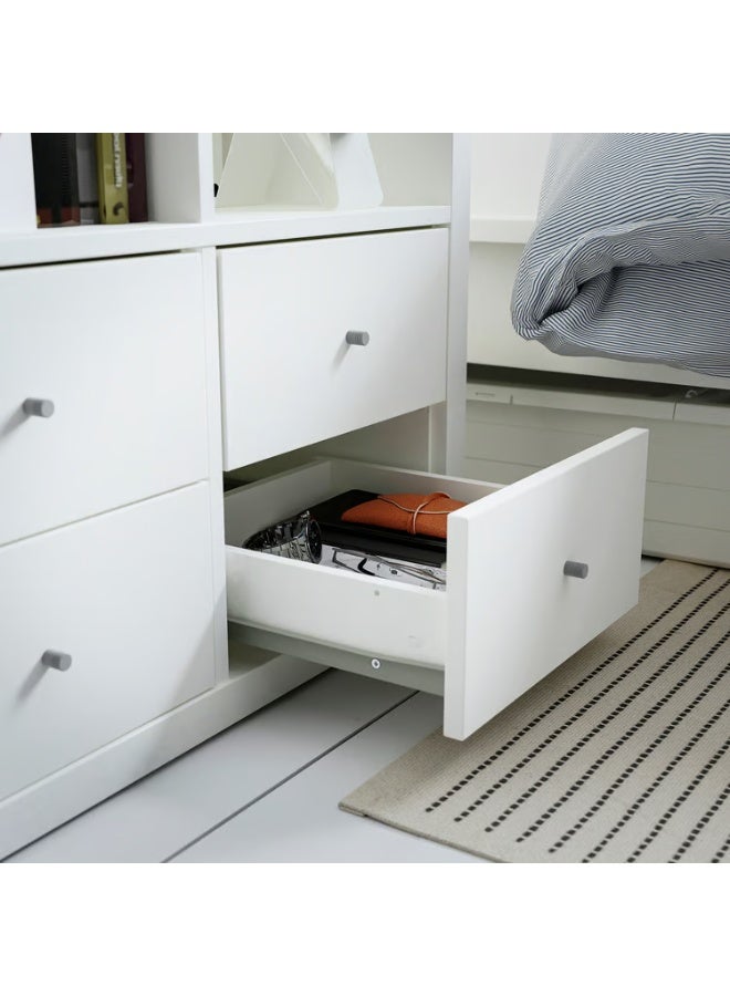 IKEA (IKEA) وحدة رفوف بأربعة أدراج / أبيض 77 × 77 سم - Image 4