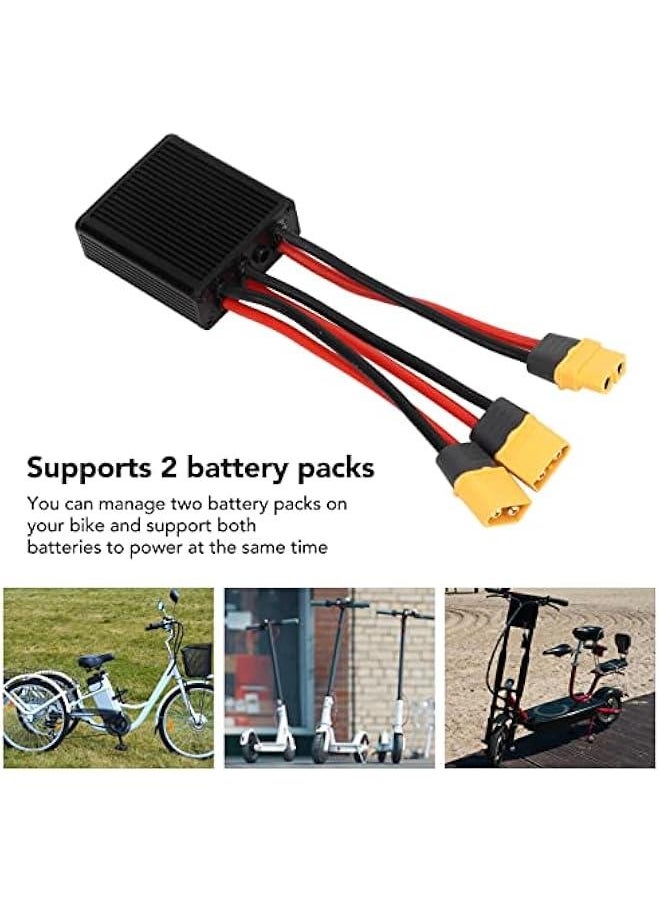 Generic - Double Battery Discharge Converter for E Bike, 20V-72V DC Dual Battery Pack Switch Balancer for Increase The Capacity by Connecting Two Batteries in Parallel Equalization Module (20A) - Image 1
