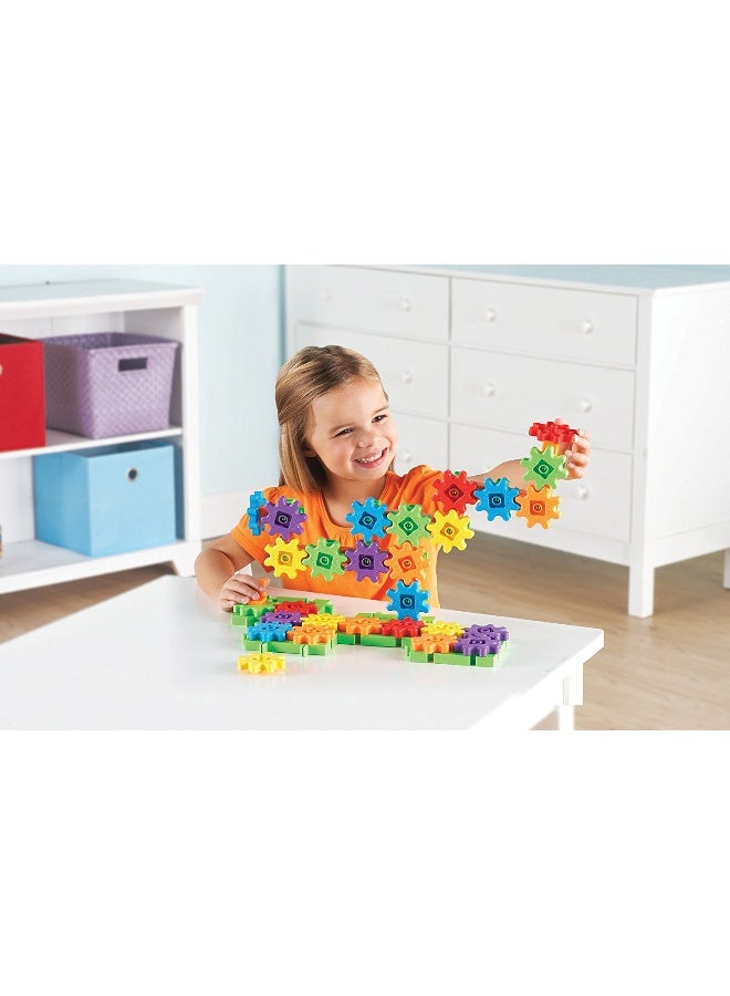 Learning Resources Gears! Gears! Gears! 60-Pc Building Set (Multi-Color, Ages 3+) - Image 2